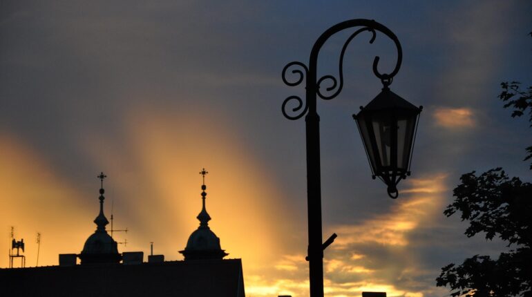 zachód słońca gniezno